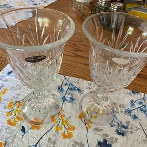 Set of  Crystal vases never used